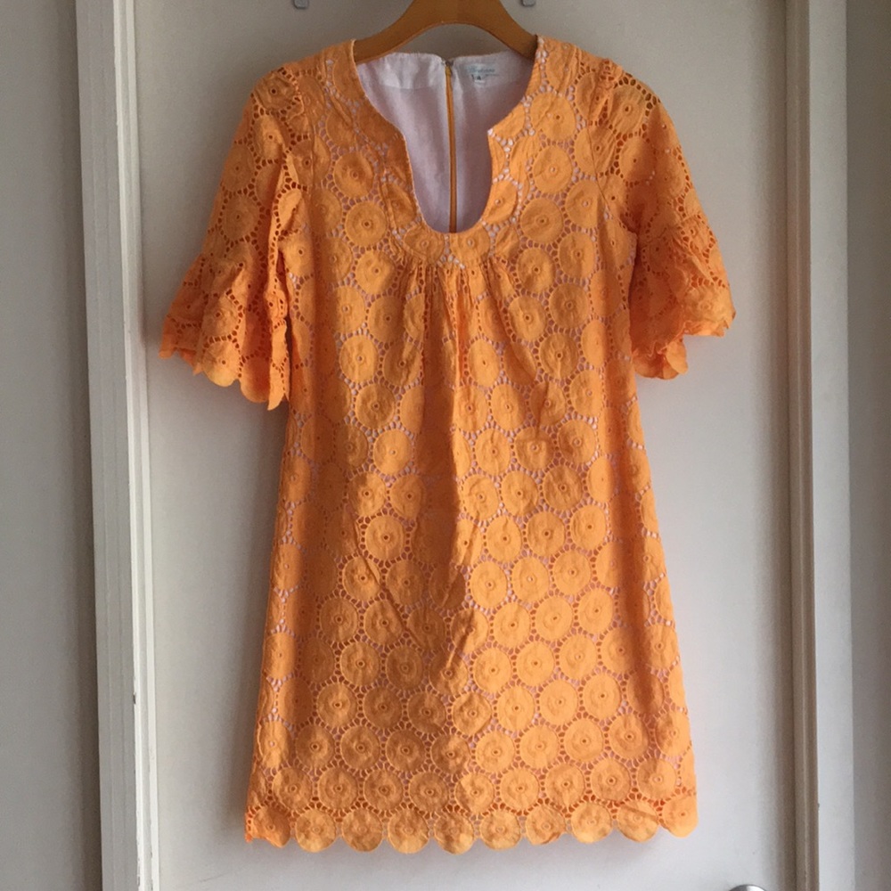 Shoshanna tangerine dress